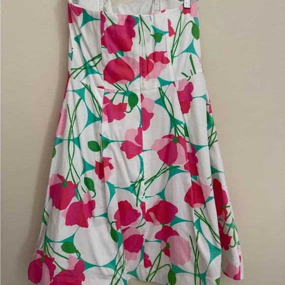 Lilly Pulitzer A-Line Skirt in Pink and Green Floral - Picture 2 of 4
